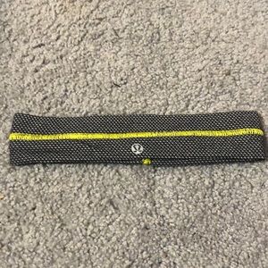 Black and Green Stitched Lululemon Headband
